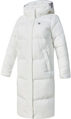 (Women) FILA Athletics Long Hooded Down Jacket Winter Jade White. A11W242908F-WT Shop (Women) FILA Athletics Long Hooded Down Jacket Winter Jade White. A11W242908F-WT