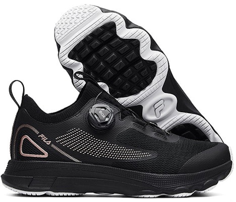 (W) 휠라 블랙/골드 운동화 A12W022210FBK Shop (W) 휠라 블랙/골드 운동화 A12W022210FBK