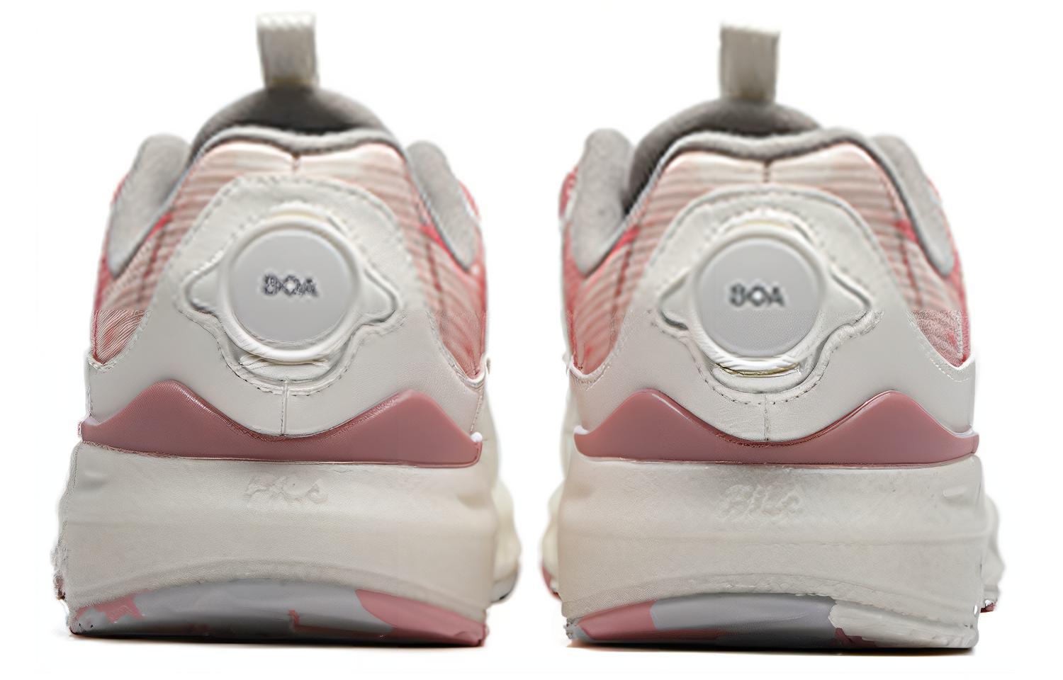 Shop (W) FILA Athletics Fleece Baskets Basses ''Blanc Rose'' A12W212210FWT