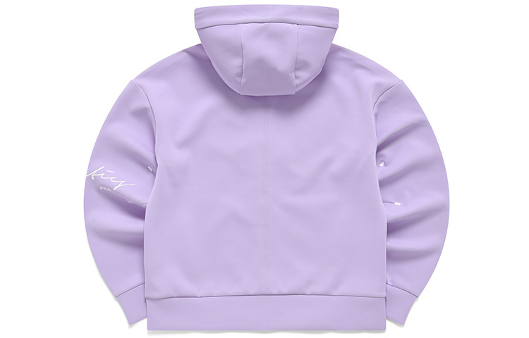 (Women) FILA Athletics Logo Hoodie in Purple Lilac A11W211504FVT 圖 3