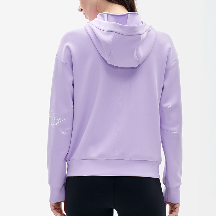 (Women) FILA Athletics Logo Hoodie in Purple Lilac A11W211504FVT 圖 5