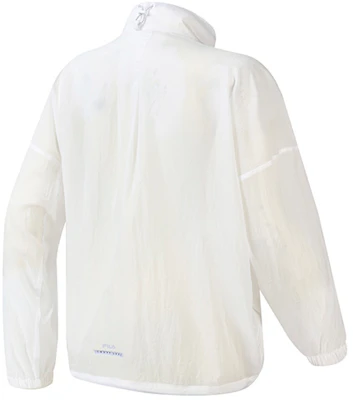 (W) FILA 運動寬鬆拼接編織外套 玉白色 A11W223702F-WT Lookbook (W) FILA 運動寬鬆拼接編織外套 玉白色 A11W223702F-WT