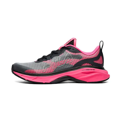 (W) FILA Athletics Low Top Black/Pink