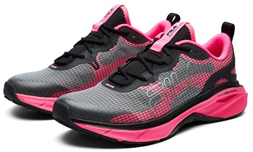 (W) FILA Atletik Low Top Hitam/Pink A12W112203FBS Lookbook (W) FILA Atletik Low Top Hitam/Pink A12W112203FBS