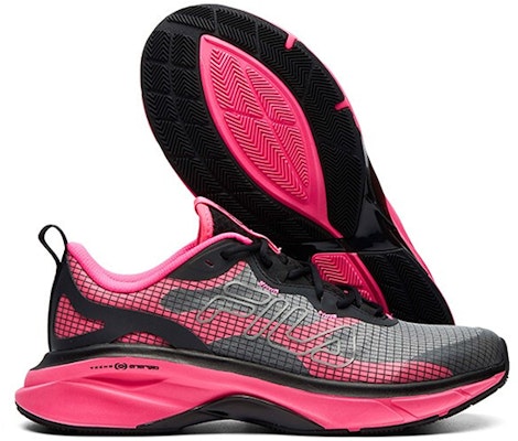 (W) FILA Atletik Low Top Hitam/Pink A12W112203FBS Details for (W) FILA Atletik Low Top Hitam/Pink A12W112203FBS