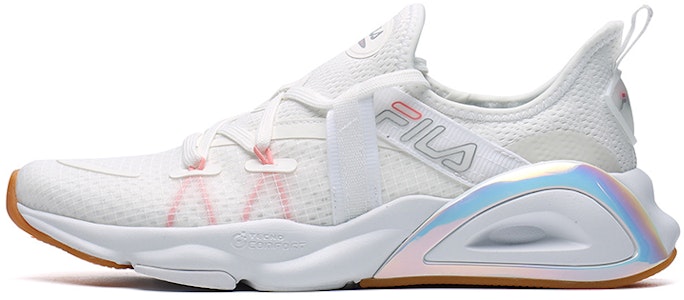 FILA 斐樂 運動 網面 休閒 透氣 低筒 跑步鞋 女款 明亮白 Buy FILA 斐樂 運動 網面 休閒 透氣 低筒 跑步鞋 女款 明亮白