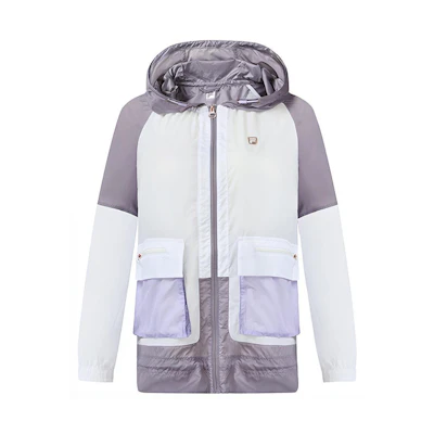 (Women) FILA Athletics Multi-Pocket Casual Utility Jacket Jade White A11W231702F-WT