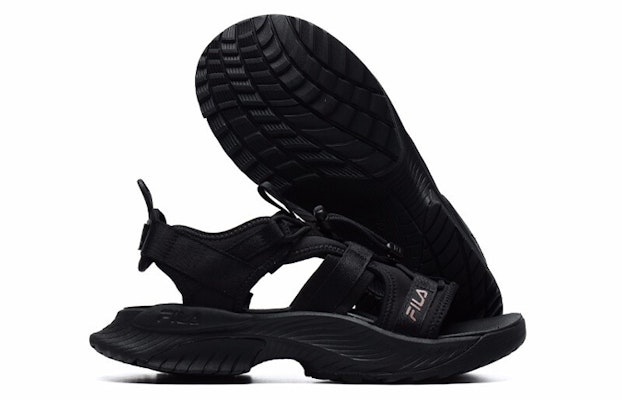 (W) 휠라 아슬레틱스 블랙 샌들 (Hweolra Aseulletiks Beullaek Saendeul) A12W122607FBK Details for (W) 휠라 아슬레틱스 블랙 샌들 (Hweolra Aseulletiks Beullaek Saendeul) A12W122607FBK