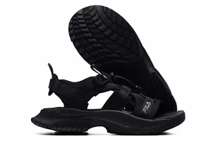 Sizing (Women) FILA Athletics Sandals Black A12W122607FBK