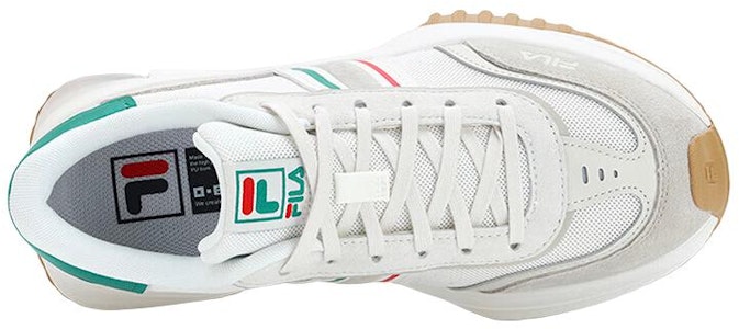(W) FILA 运动鞋 '白灰绿色' F12W322103FWM Lookbook (W) FILA 运动鞋 '白灰绿色' F12W322103FWM