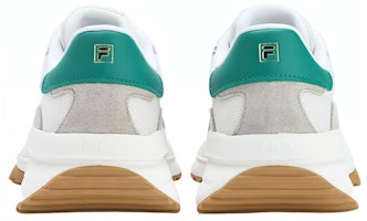 (W) FILA白灰緑アスレチックスシューズ (FILA white grey green athletic shoes) F12W322103FWM Shop (W) FILA白灰緑アスレチックスシューズ (FILA white grey green athletic shoes) F12W322103FWM