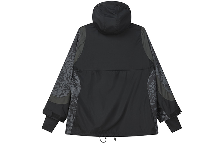 (Women) FILA Athletics Sports Woven Hooded Jacket in Deep Black A11W211702F-BK 圖 3