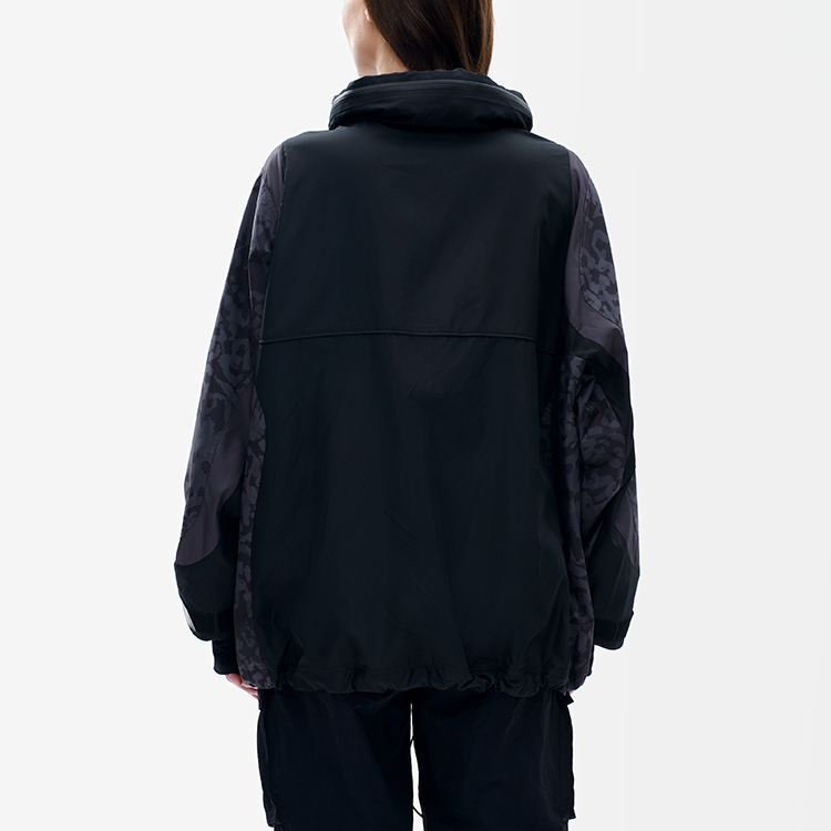 (Women) FILA Athletics Sports Woven Hooded Jacket in Deep Black A11W211702F-BK 圖 5