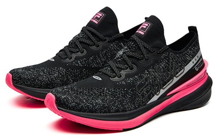 Shop (W) FILA Athletics Vola 200 Baskets Basses Noir/Rose A12W112202FBS