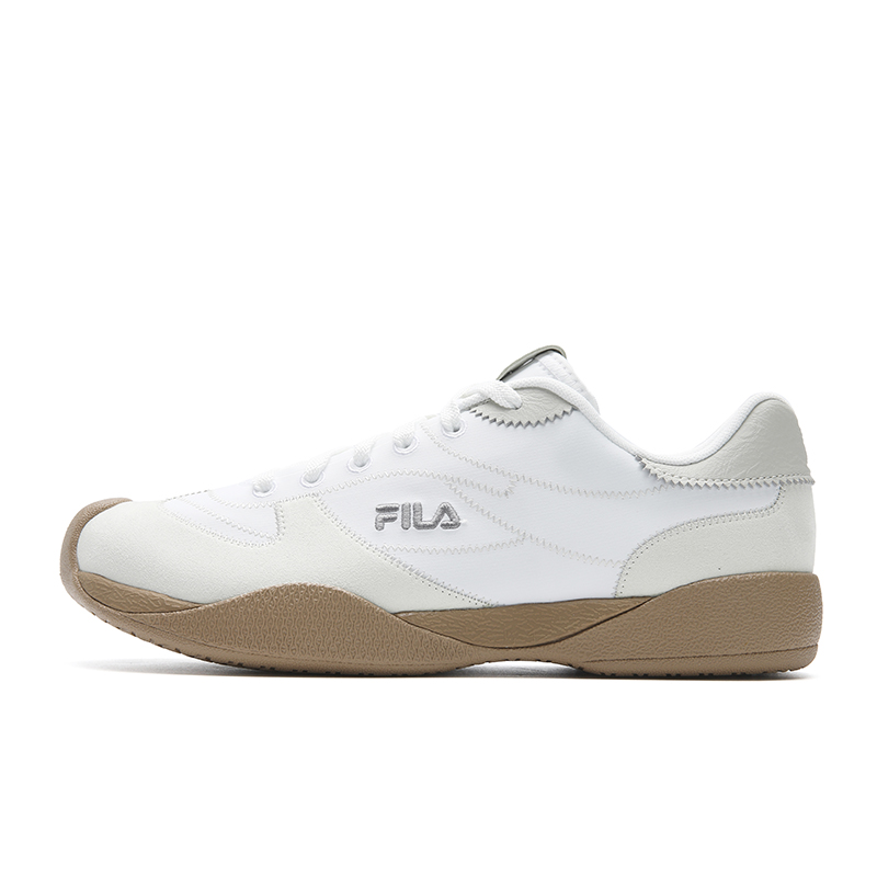 (Women) FILA AVO Casual Sneakers Bright White/White Agate Gray Low-Top Classic. F12W622106FBW