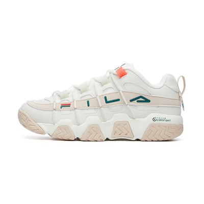 (W) FILA Barricade Low-Top White