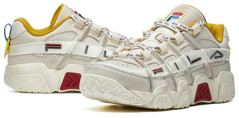 (W) FILA Barricade Low Retro ''Papyrus'' Sneakers F12W941206FPA Lookbook (W) FILA Barricade Low Retro ''Papyrus'' Sneakers F12W941206FPA