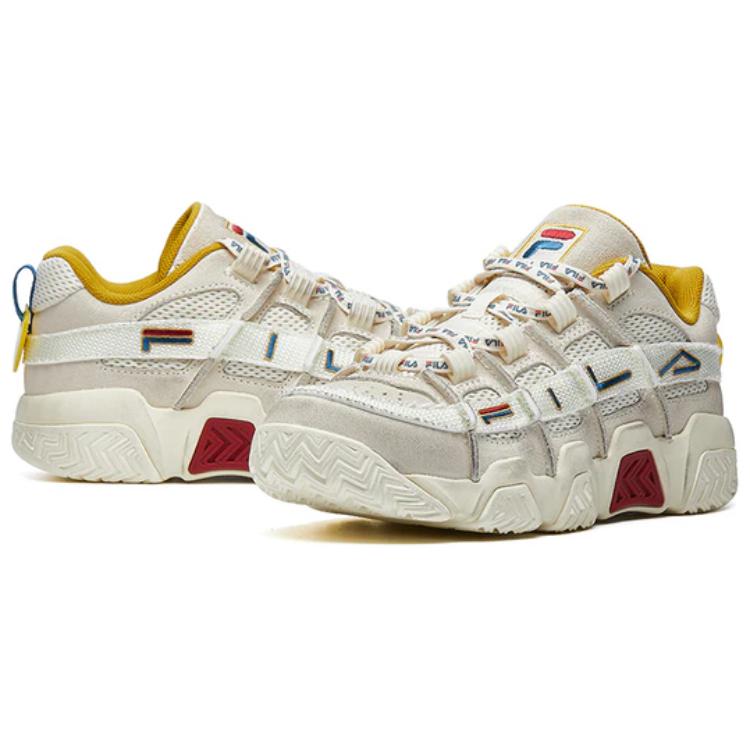 Lookbook (W) FILA Barricade Low Retro 'Papyrus' Sneaker Retro Terbaru 2023 F12W941206FPA