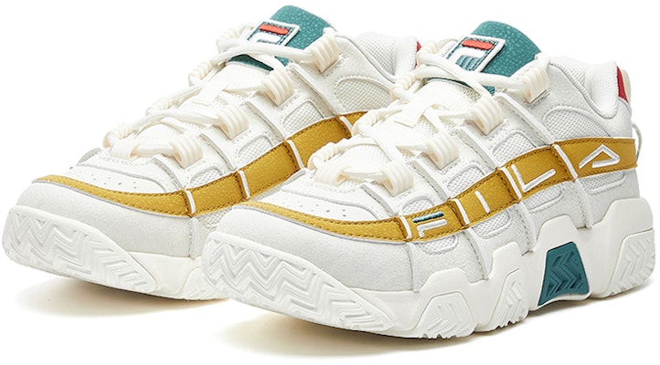 (W) FILA Barricade VNTG Blanco/Amarillo/Verde F12W031218FSH Order (W) FILA Barricade VNTG Blanco/Amarillo/Verde F12W031218FSH