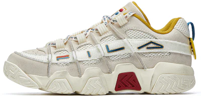 (Women) FILA Barricade Retro White/Yellow T12W031205FPA (Women) FILA Barricade Retro White/Yellow T12W031205FPA