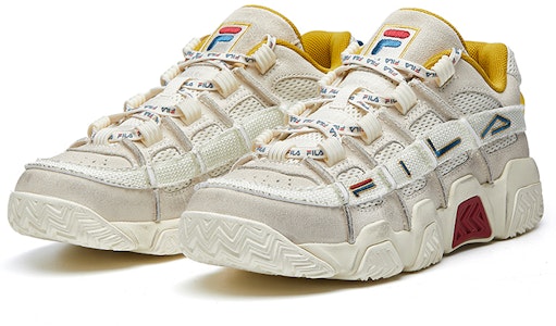 (W) 휠라 바리케이드 레트로 화이트/옐로우 T12W031205FPA Lookbook (W) 휠라 바리케이드 레트로 화이트/옐로우 T12W031205FPA