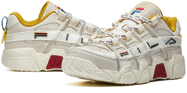 (W) 휠라 바리케이드 레트로 화이트/옐로우 T12W031205FPA Shop (W) 휠라 바리케이드 레트로 화이트/옐로우 T12W031205FPA