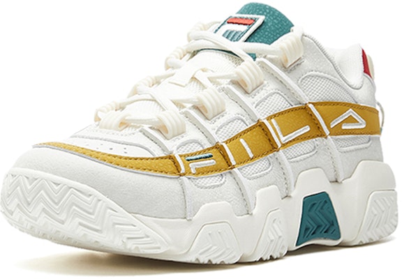 (Women) FILA Barricade VNTG White/Yellow/Green F12W031218FSH Order (Women) FILA Barricade VNTG White/Yellow/Green F12W031218FSH