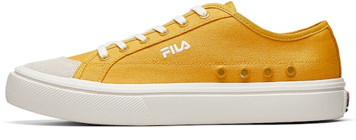 (Women) FILA Benetti Canva Shoes Yellow T12W024405FGG (Women) FILA Benetti Canva Shoes Yellow T12W024405FGG