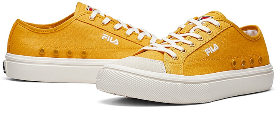 (Women) FILA Benetti Canva Shoes Yellow T12W024405FGG Shop (Women) FILA Benetti Canva Shoes Yellow T12W024405FGG