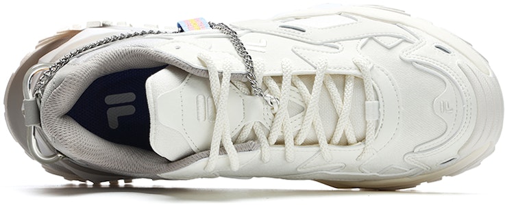 FILA FUSION斐樂潮牌 流行復古 耐磨防滑 低筒 老爹鞋 女款 白色 Lookbook FILA FUSION斐樂潮牌 流行復古 耐磨防滑 低筒 老爹鞋 女款 白色