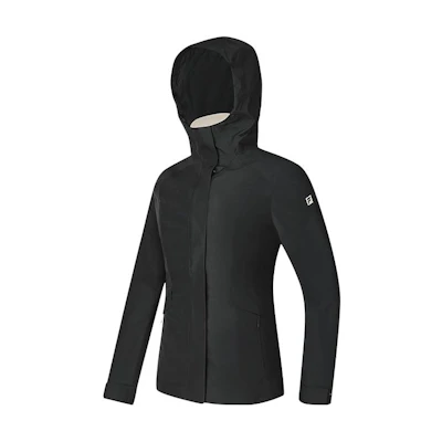 (Women) FILA Black Outdoor Hooded Long Jacket A11W417708F-BK