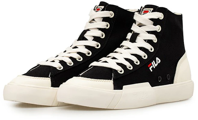 (W) Zapatillas FILA Block de Lona Alta en Negro/Blanco T12W034404FBK Order (W) Zapatillas FILA Block de Lona Alta en Negro/Blanco T12W034404FBK