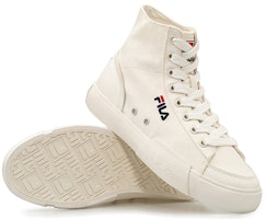 (W) Zapatillas Altas de Lona FILA Block Blancas T12W034404FSW Shop (W) Zapatillas Altas de Lona FILA Block Blancas T12W034404FSW