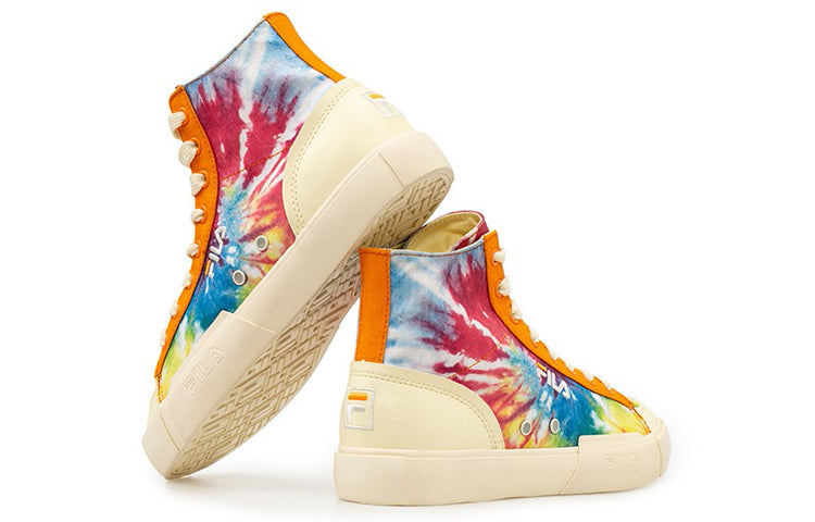 Lookbook FILA FUSION斐樂潮牌 彩色 Block High 布罗克 透氣防滑 板鞋 女款