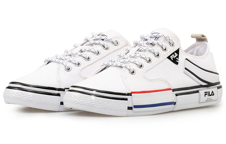 Order FILA FUSION斐樂潮牌 Block Reform 布羅克 低幫 板鞋 女款 白黑