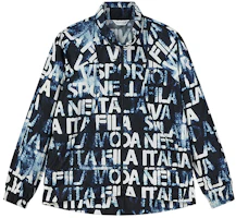 (Women) FILA Blue Logo Print Golf Jacket A11W135703F-ZA (Women) FILA Blue Logo Print Golf Jacket A11W135703F-ZA