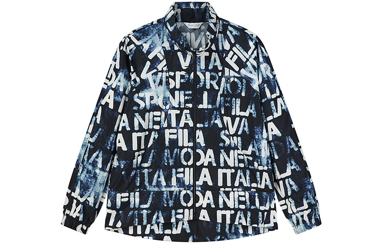 Order (W) FILA 蓝色印花高尔夫外套 A11W135703F-ZA