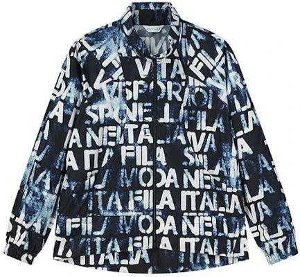 (W) FILA 蓝色印花高尔夫外套 A11W135703F-ZA Order (W) FILA 蓝色印花高尔夫外套 A11W135703F-ZA