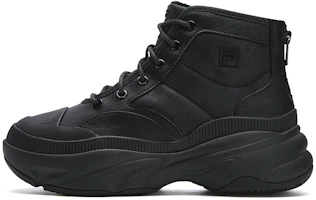 (Women) FILA BREAD MID Pineapple Shoes Black Casual Fashion Mid-Top Sneakers. F12W541120FBK (Women) FILA BREAD MID Pineapple Shoes Black Casual Fashion Mid-Top Sneakers. F12W541120FBK
