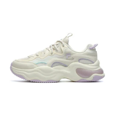 (W) FILA FUSION Bubble Sneakers 'White Purple'