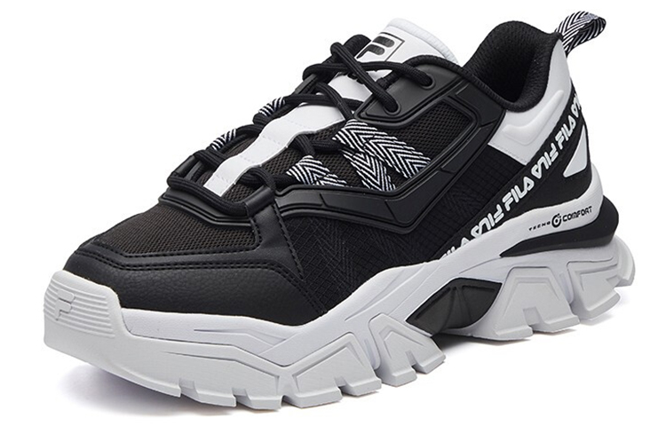 (W) FILA Buffer Low-Running Shoes Black/White 圖 2