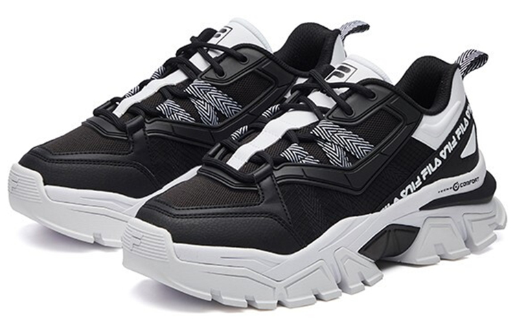 (W) FILA Buffer Low-Running Shoes Black/White 圖 3