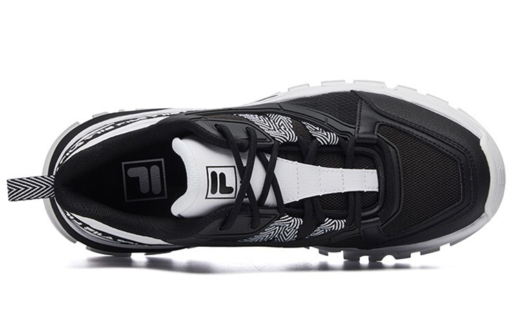 (W) FILA Buffer Low-Running Shoes Black/White 圖 4