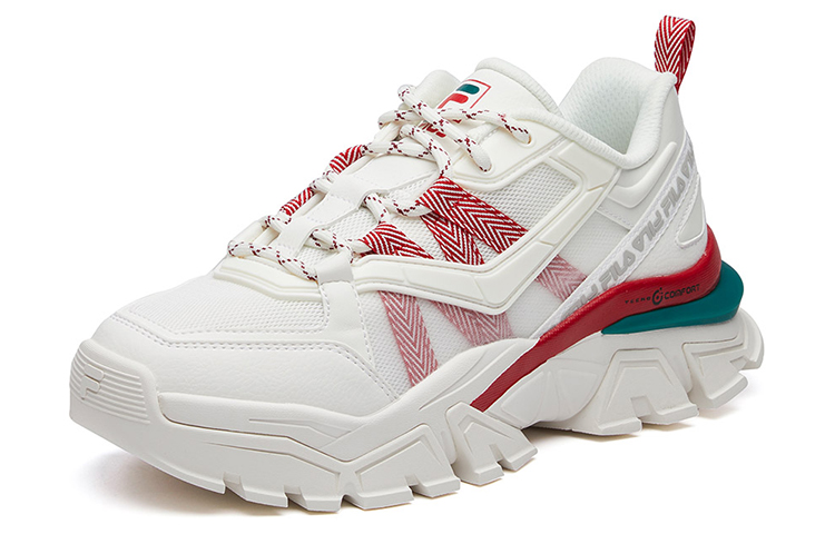 Order (W) FILA Buffer Lage Sneakers Wit/Rood F12W114119FSR