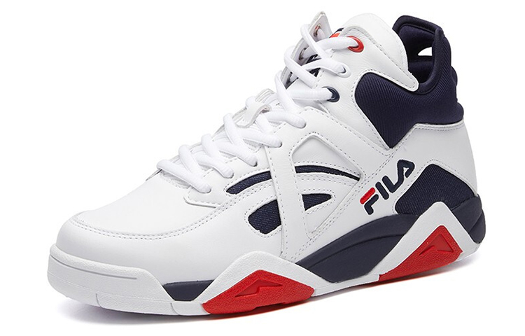 Order (W) FILA Cage High Wit/Blauw T12W041205FWP