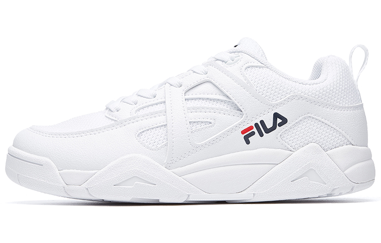 (Women) FILA Cage Knit Low VNTG White F12W021214FWT