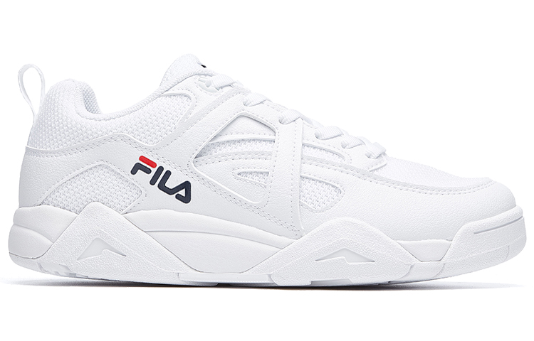Order (W) FILA Cage Knit Low VNTG Wit Sneakers F12W021214FWT