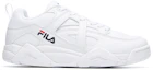 Order (W) FILA Cage Knit Low VNTG Wit Sneakers F12W021214FWT