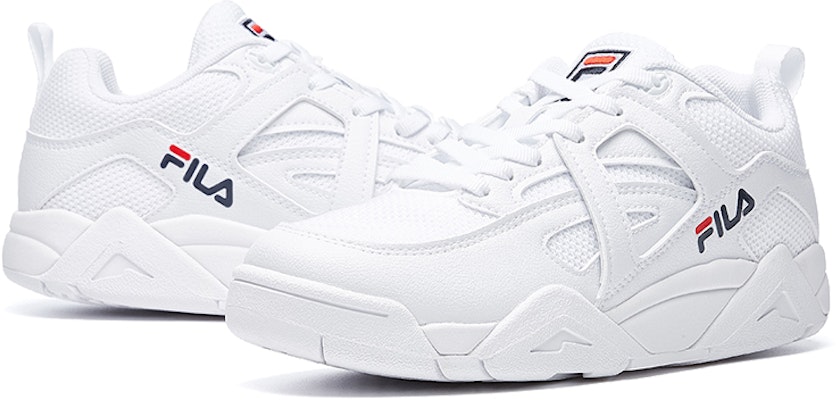 (W) FILA Cage Knit Rendah VNTG Putih F12W021214FWT Shop (W) FILA Cage Knit Rendah VNTG Putih F12W021214FWT