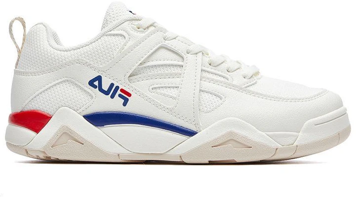 (W) FILA Cage Knit Low Wit/Blauw/Rood F12W021214FGA Order (W) FILA Cage Knit Low Wit/Blauw/Rood F12W021214FGA